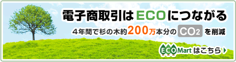 �d�q������͂d�b�n�ɂȂ���:4�N�Ԃ�200���{��CO2���팸��ECOMart�͂�����