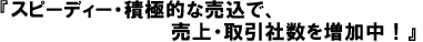 �X�s�[�f�B�[�E�ϋɓI�Ȕ����ŁA����E����А��𑝉����I