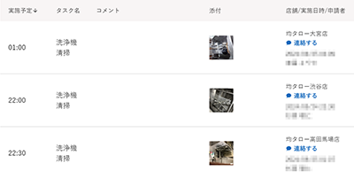 V-Manage「写真報告」画面