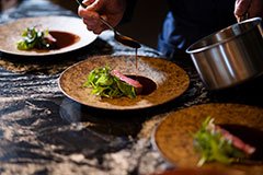 北こぶしリゾート 食事メニュー例