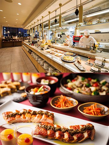 ホテルのレストラン・ブッフェ