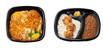 ほっともっと ロースかつ丼 / から揚カレー