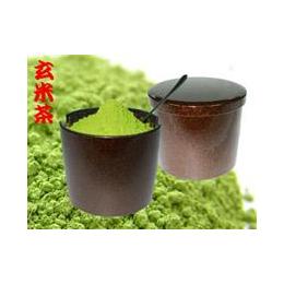 粉末緑茶【玄米茶】（容器も別途ご用意できます）