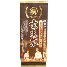 自家焙煎　静岡茶100％　マル桐げんまい茶