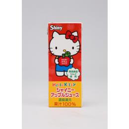 【ハローキティアップルジュース】果汁100％りんごジュース200ｍｌ紙パック