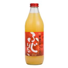 青森のおもてなしふじ1000ｍｌ瓶　青森県産のふじりんごストレートジュース