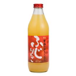 青森のおもてなしふじ1000ｍｌ瓶　青森県産のふじりんごストレートジュース