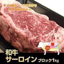 九州産・和牛経産　サーロインブロック　1kg