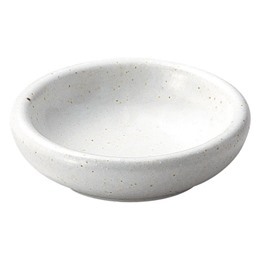 白釉豆皿