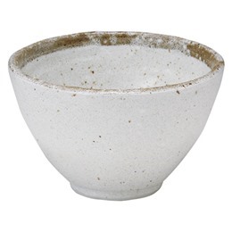 粉引ライン手びねり４.５姫丼