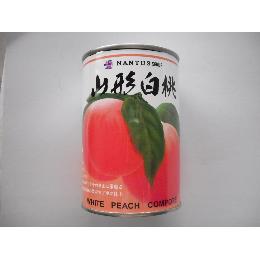 山形白桃 　２つ割　 シラップ漬　６缶セット
