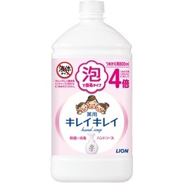 キレイキレイ　薬用泡ハンドソープ特大詰め替え800ml