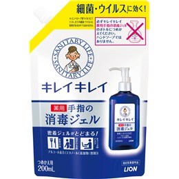 キレイキレイ　薬用手指の消毒ジェル　詰め替え200ml