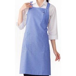 エプロン（男女兼用）　青　フリーサイズ