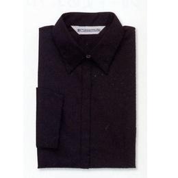 シャツ（七分袖・レディス）　黒　7～15号