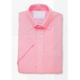 ニットシャツ（半袖・男女兼用）　ピンク　SS～5L
