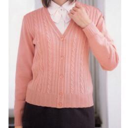 カーディガン（ピンク）　S～XL