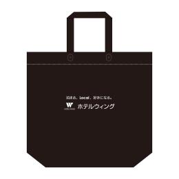 特大不織布バック　ブラック　ロゴ名入れ　１５０個