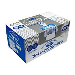 ｽｰﾊﾟｰｶｳﾝﾀｰｸﾛｽ　厚手　ﾋﾟﾝｸ　360枚　×　3ケース（60枚×6小箱×3ケース）