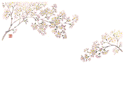 半月マット　NO２２５９　桜