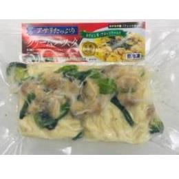 アサリたっぷりクリームパスタ