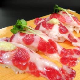 鯨　鹿の子　スライス　10枚　寿司ネタ　しゃぶしゃぶ　生食用