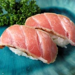 生食用　キハダマグロハラモ炙りスライス　10枚　黄肌