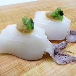 寿司ネタ　生食用　ヤリイカ姿　20ｇx20枚