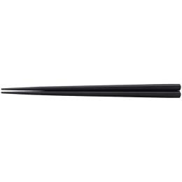 エコ箸　ＰＢＴ樹脂箸　筋目六角箸　２２．５ｃｍ　黒　５００膳入