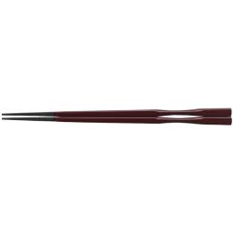 エコ箸　ＰＢＴ樹脂杵型多久島箸22.5ｃｍ　ﾁｰｸ　100膳入