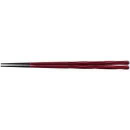 エコ箸　ＰＢＴ樹脂　面彫角箸22.7ｃｍﾁｰｸ（2回塗）　１００膳