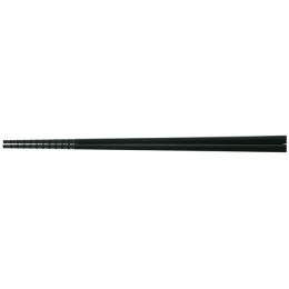 エコ箸　SPS樹脂箸　麺用箸　22.5ｃｍ　黒　100膳入