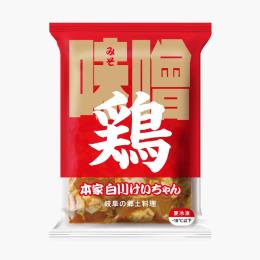 本家白川けいちゃん　【味噌】　200ｇ×20袋（冷凍味付鶏肉・鶏ちゃん）