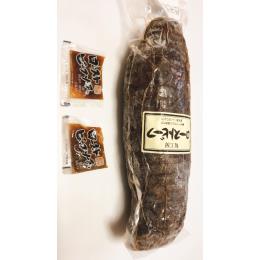 冷凍）ﾛｰｽﾄﾋﾞｰﾌ・特製ﾐﾆﾀﾚ付き（1本分）不定貫0.8-1.5ｋｇ前後
