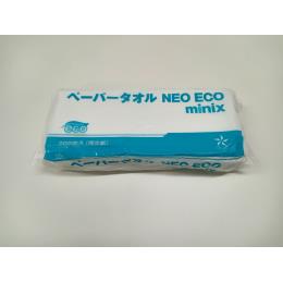 ペーパータオル　NEO　ECO　minix 　200枚入り　再生紙　小判サイズ