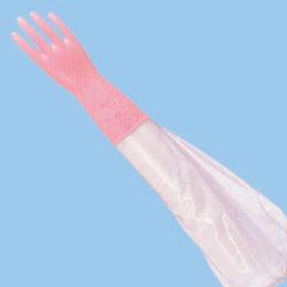 ショーワ　腕カバー付 厚手手袋　Ｍ　ピンク　ＮＯ．１４０