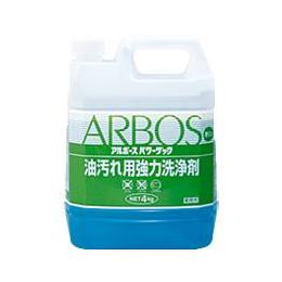アルボース　油汚れ用強力洗浄剤　パワーザック　4kg×4本　送料無料