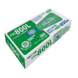 ソフトストレッチ抗菌手袋　FSG８００　半透明　Lサイズ　200枚×30小箱