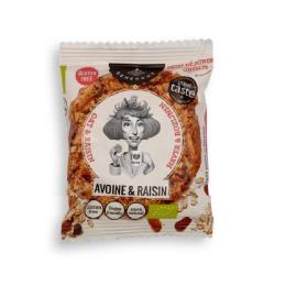 有機グルテンフリークッキー　オーツ麦・レーズン（バラ）