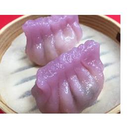 紫皮の海鮮餃子