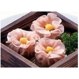薄紅花咲き包み蒸し