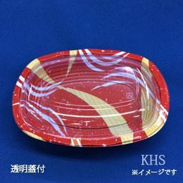 CY-丼小判中　あかぎ　赤　本体・蓋セット
