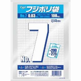 規格袋　Ｎｏ7　0.03厚　ヒモ付