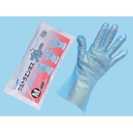 エンボス手袋Ｍサイズ　ブルー　100枚/袋