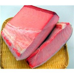 【送料・加工賃無料　7230円/kg】　本マグロ蓄養腹上カワラ