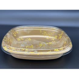 【送料無料】　KB角桶４人前本体　金桜（100個）