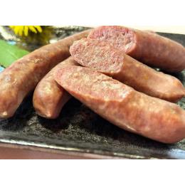 ダチョウ肉　粗びきソーセージ無添加