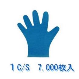 ポリエチレン手袋　4サイズ　SS/S/M/L　1ケース：１００枚×70箱入り