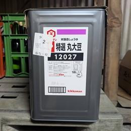 〔万〕特選丸大豆醤油　18L缶