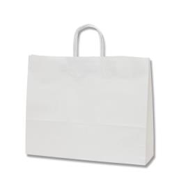 HEIKO　紙製手提袋（25チャームバッグ）　41-1　白無地　50枚